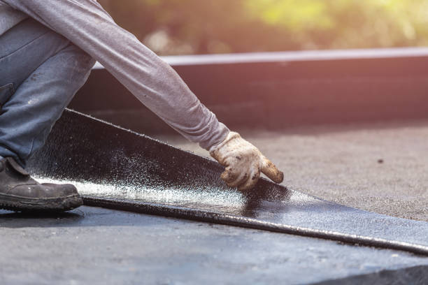 Professional Waterproofing technician working in Burlington, WI